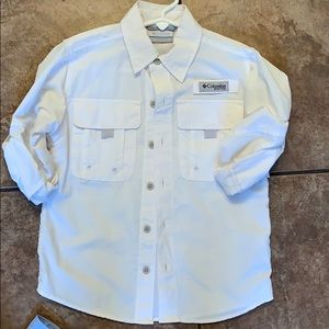 Little boy Columbia shirt size xsmall